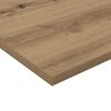 vidaXL Boghylde Br&aelig;t 4 pcs Brun 80 x 40 x 1,5 cm Konstrueret tr&aelig;