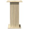vidaXL barbord med opbevaring 60x60x102 cm konstrueret træ sonoma-eg