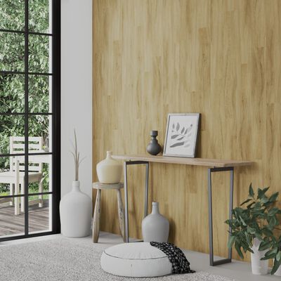 vidaXL vægpaneler 4,12 m² trælook PVC brun