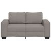vidaXL 2-personers sofa 120 cm stof gråbrun