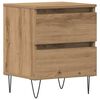 vidaXL Natskab artisan eg 40 x 35 x 50 cm Konstrueret tr&aelig;
