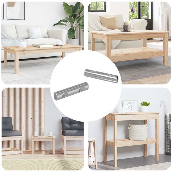 vidaXL Skruen 2 pcs Zinkbelagt 60 x 12 mm Jern