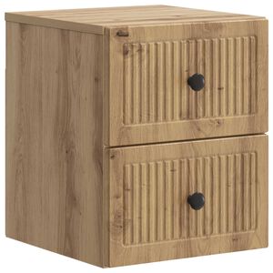 vidaXL V&aelig;gh&aelig;ngt Natbord Artisan-eg 33 x 34,5 x 40 cm Konstrueret tr&aelig;