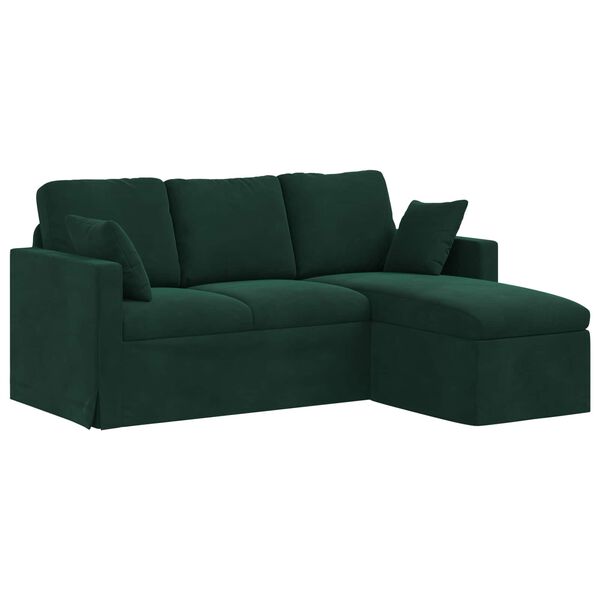 vidaXL Sofa M&oslash;rkegr&oslash;n