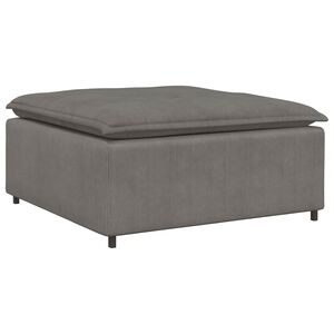 vidaXL modul&aelig;r sofa fodskammel modul 100x100x48 cm lysegr&aring;