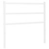 vidaXL udskiftningsgavl 107 cm metal hvid