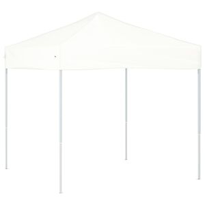 vidaXL foldbart festtelt 2x2 m hvid