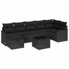 vidaXL Havesofa S&aelig;t 8 stk. Poly rattan