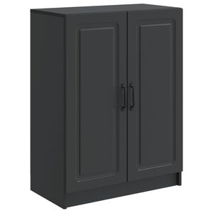 vidaXL Sideboard Sort 66 x 34,5 x 87 cm Konstrueret tr&aelig;