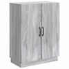 vidaXL Sideboard Gr&aring; sonoma-eg 66 x 34,5 x 87 cm Konstrueret tr&aelig;