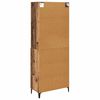 vidaXL Highboard Gammelt tr&aelig; 69,5 x 34 x 180 cm Konstrueret tr&aelig;