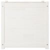 vidaXL plantekasser 2 stk. 60x60x60 cm massivt fyrretræ hvid