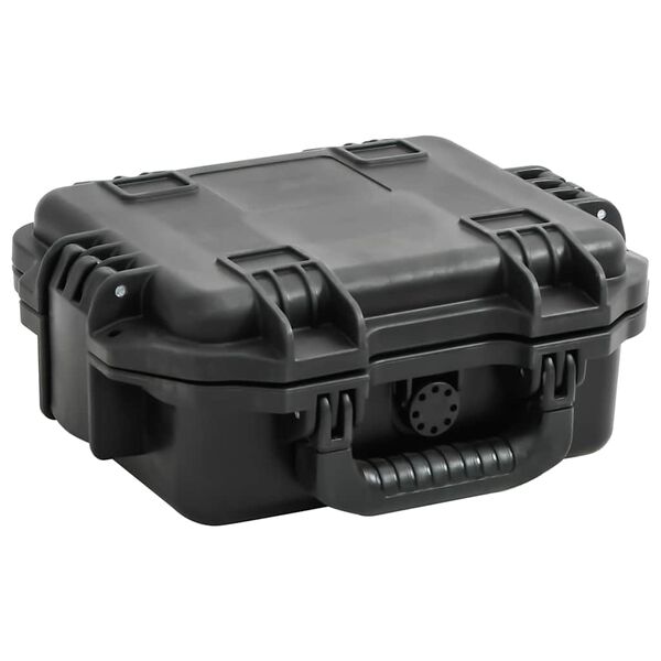 vidaXL transportabel flightcase 30x24,5x12,5 cm PP sort