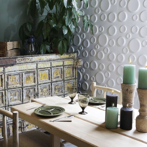 WallArt 3D v&aelig;gpaneler Craters 12 stk. GA-WA11