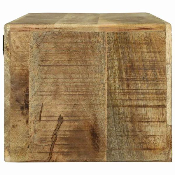 vidaXL TV Skab med hylde med opbevaring Brun Massivt mangotræ