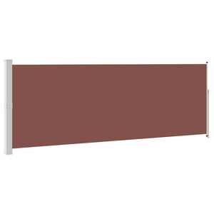 vidaXL sammenrullelig sidemarkise 160 x 500 cm brun