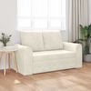vidaXL Sovesofa 60cm Creme Fl&oslash;jl