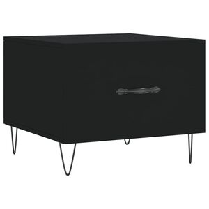 vidaXL sofabord 50x50x40 cm konstrueret tr&aelig; sort