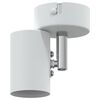 vidaXL Loftsspot med spotlights Hvid 6,5 x 6 x 11,5 cm Metal