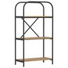 vidaXL Bogreol 3 niveauer 60 x 30 x 109 cm Konstrueret tr&aelig;