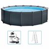 INTEX fritst&aring;ende swimmingpool Graphite Gray Panel 478x124 cm