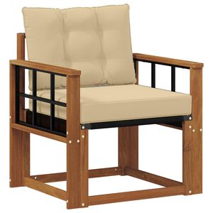 vidaXL Udend&oslash;rs sofa Massivt Akacietr&aelig; Naturfarvet