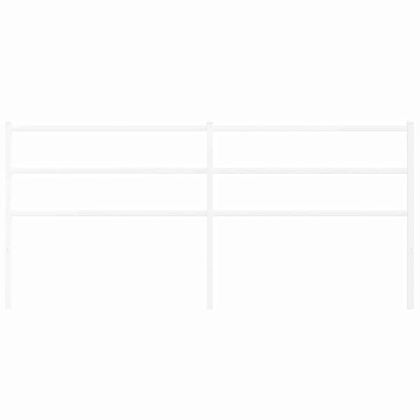 vidaXL udskiftningsgavl 193 cm metal hvid