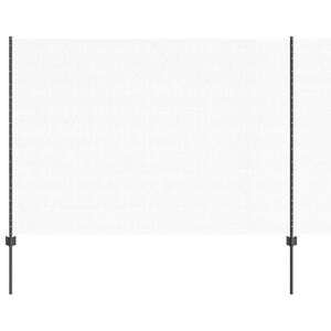 vidaXL Sekskantet hegn med stolpe 50 x 1,6 m PVC-belagt st&aring;l Gr&aring; Mesh