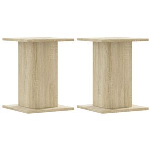 vidaXL plantestativer 2 stk. 30x30x40 cm konstrueret tr&aelig; sonoma-eg
