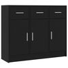 vidaXL sk&aelig;nk 91x28x75 cm konstrueret tr&aelig; sort