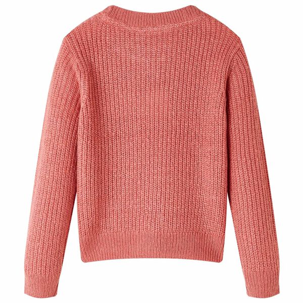 Sweater til b&oslash;rn str. 128 strikket pink