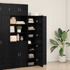 vidaXL Highboard Sort eg 40 x 42,5 x 185 cm