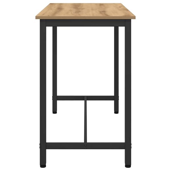 vidaXL bord Artisan Egetr&aelig; 100 x 50 x 76,5 cm Ingeni&oslash;rtr&aelig; og st&aring;l