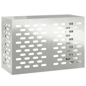 vidaXL Air Conditioner Cover S&oslash;lv 90 x 40 x 60 cm Galvaniseret st&aring;l