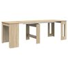 vidaXL Spisebord 240 x 85 x 75 cm Konstrueret tr&aelig; Sonoma-eg