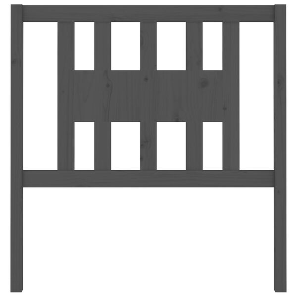 vidaXL sengegærde 81x4x100 cm massivt fyrretræ