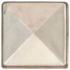 vidaXL pyramideformet stolpeh&aelig;tte 6 stk. 81x81 mm rustfrit st&aring;l