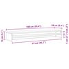 vidaXL sk&aelig;rmstander 100x24x13 cm konstrueret tr&aelig; sonoma-eg