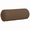 vidaXL Bolsterpuder 2 pcs Brun &Oslash; 15 x 40 cm Stof