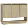 vidaXL sk&aelig;nk 97x31x75 cm konstrueret tr&aelig; sonoma-eg