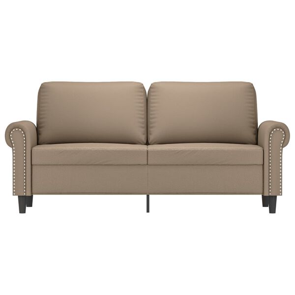 vidaXL 2-personers sofa 140 cm kunstl&aelig;der cappuccino