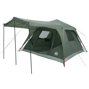 vidaXL Familietelt Army Gr&oslash;n 305 x 275 x 190 cm Polyester og St&aring;l