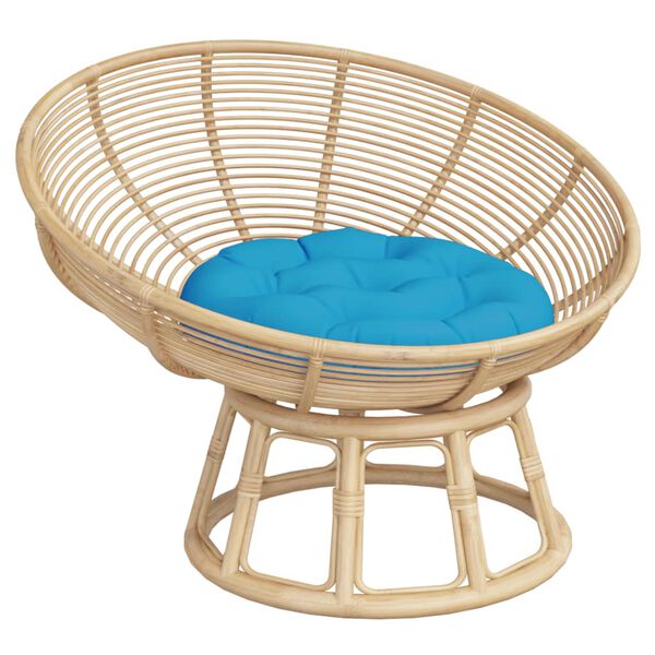 vidaXL rund hynde &Oslash;60x11 cm oxfordstof lysebl&aring;