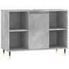 vidaXL badev&aelig;relsesskab 80x33x60 cm konstrueret tr&aelig; betongr&aring;