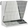 vidaXL H&oslash; Foder S&oslash;lv 71 x 33 x 70 cm 5 kg Galvaniseret st&aring;l