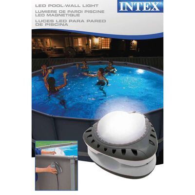 Intex magnetisk LED-væglampe til pool 28688