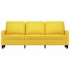 vidaXL 3-personers sofa 180 cm stof lysegul