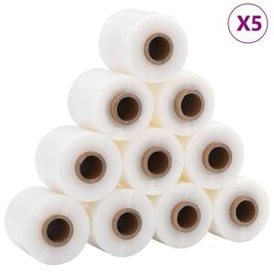 vidaXL str&aelig;kfilm 50 stk 23 &micro;m 10 cm x 150 m gennemsigtige