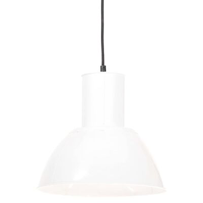 vidaXL hængelampe 25 W rund 28,5 cm E27 hvid