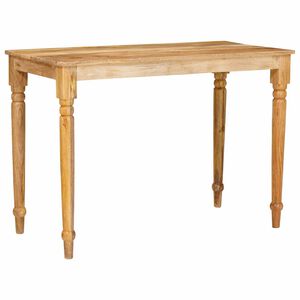 vidaXL Sofabord Brun 110 x 55 x 77 cm Massivt mangotr&aelig;